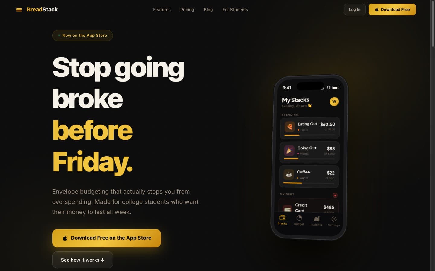 BreadStack website